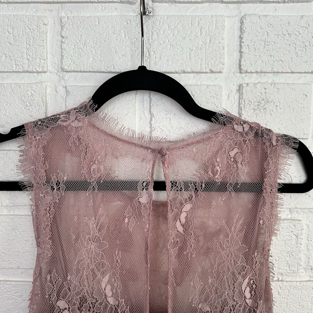 Anthropologie Dress by Hitherto Blush Lace Womens Size 8 - Picture 4 of 11